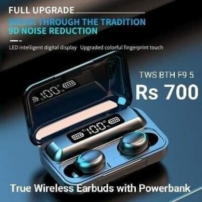 Picture of F9 True Wireless Earbuds with Powerbank 