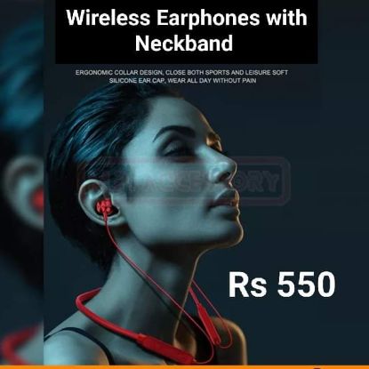 Picture of Abodos Wireless Earphones with Neckband