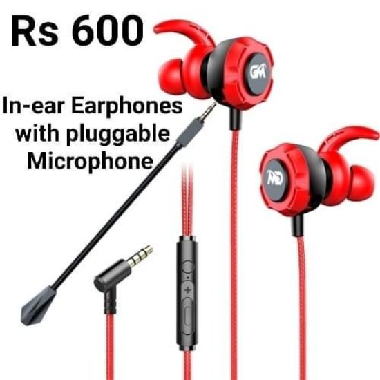 Picture of In Ear Earphones with Pluggable Microphone 