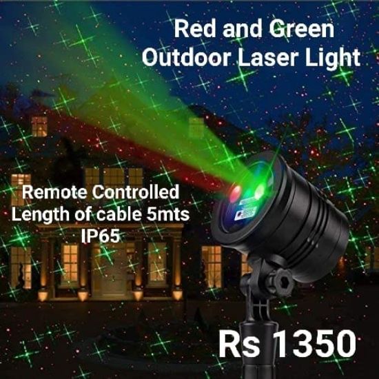 Picture of Red and Green Outdoor Laser Light
