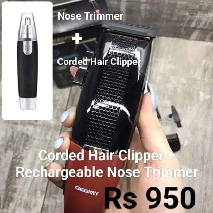 Picture of Corded Hair Clipper + Rechargeable Nose Trimmer