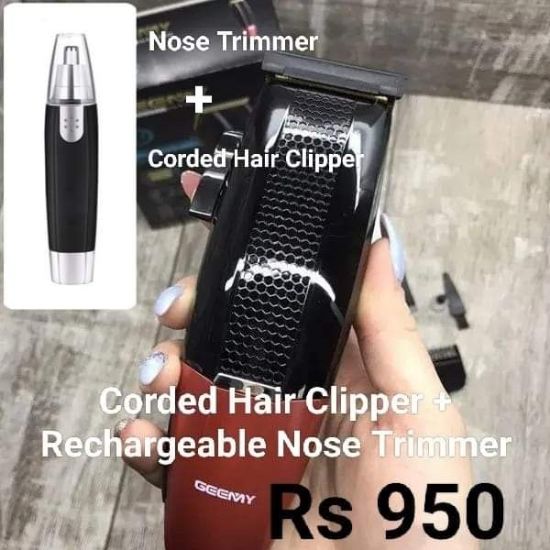 Picture of Corded Hair Clipper + Rechargeable Nose Trimmer