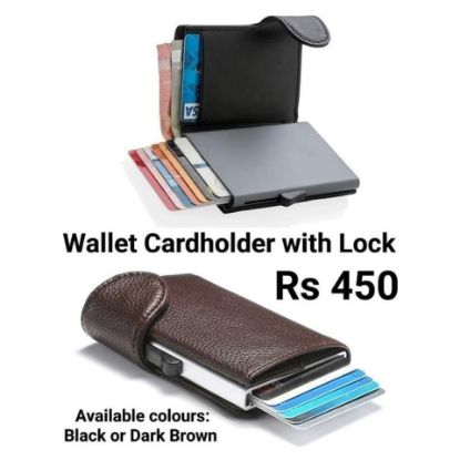 Picture of Wallet Cardholder With Lock
