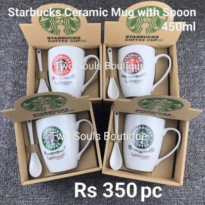 Picture of Starbucks Ceramic Mug with Spoon