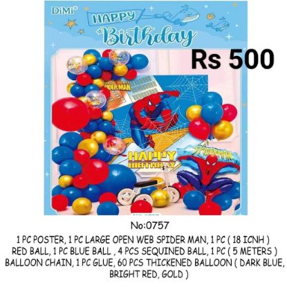 Picture of Spiderman Theme Balloon