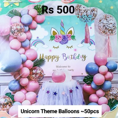 Picture of Unicorn theme Balloon