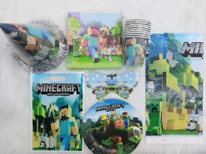Picture of Minecraft  birthday party items