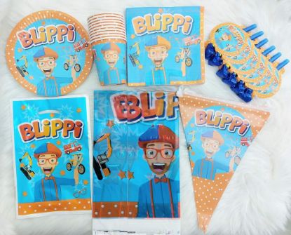 Picture of Blippi birthday party items 