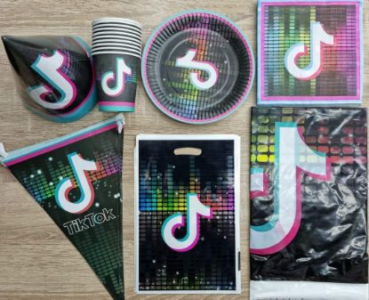 Picture of Tik Tok birthday party items 