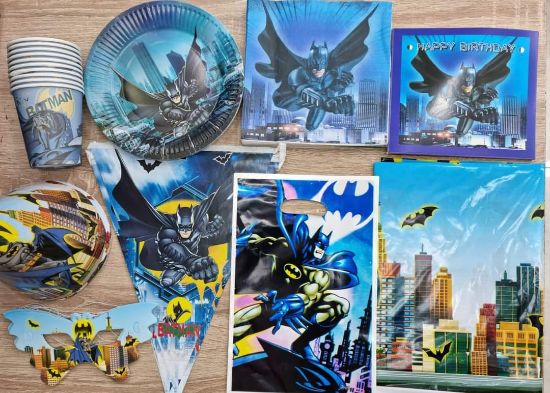 Picture of Batman birthday party items 
