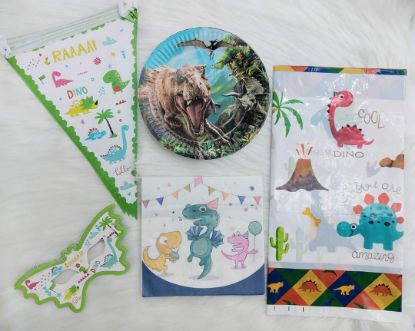 Picture of Dinosaur birthday party items 