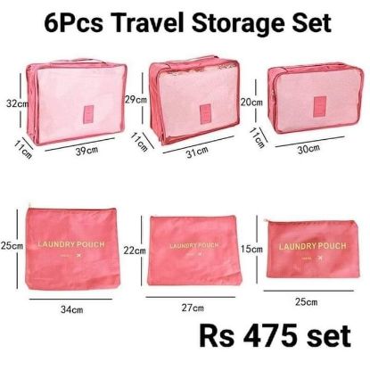 Picture of 6 pcs travel storage  set