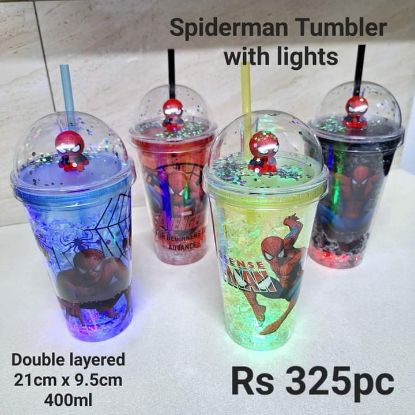Picture of Spiderman tumbler with light 