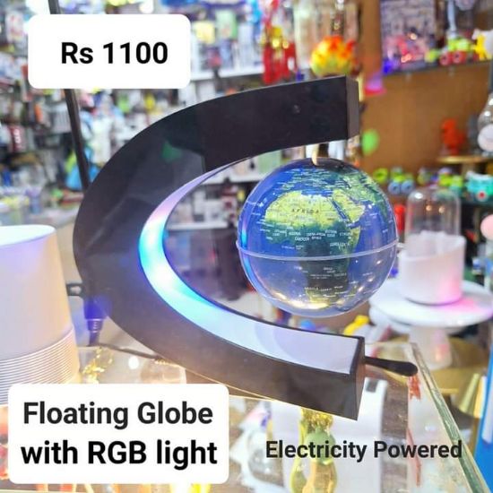 Picture of Floating globe with RGB lights