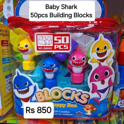 Picture of Babyshark 50 pcs building blocks 